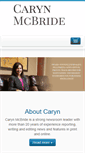 Mobile Screenshot of carynmcbride.com